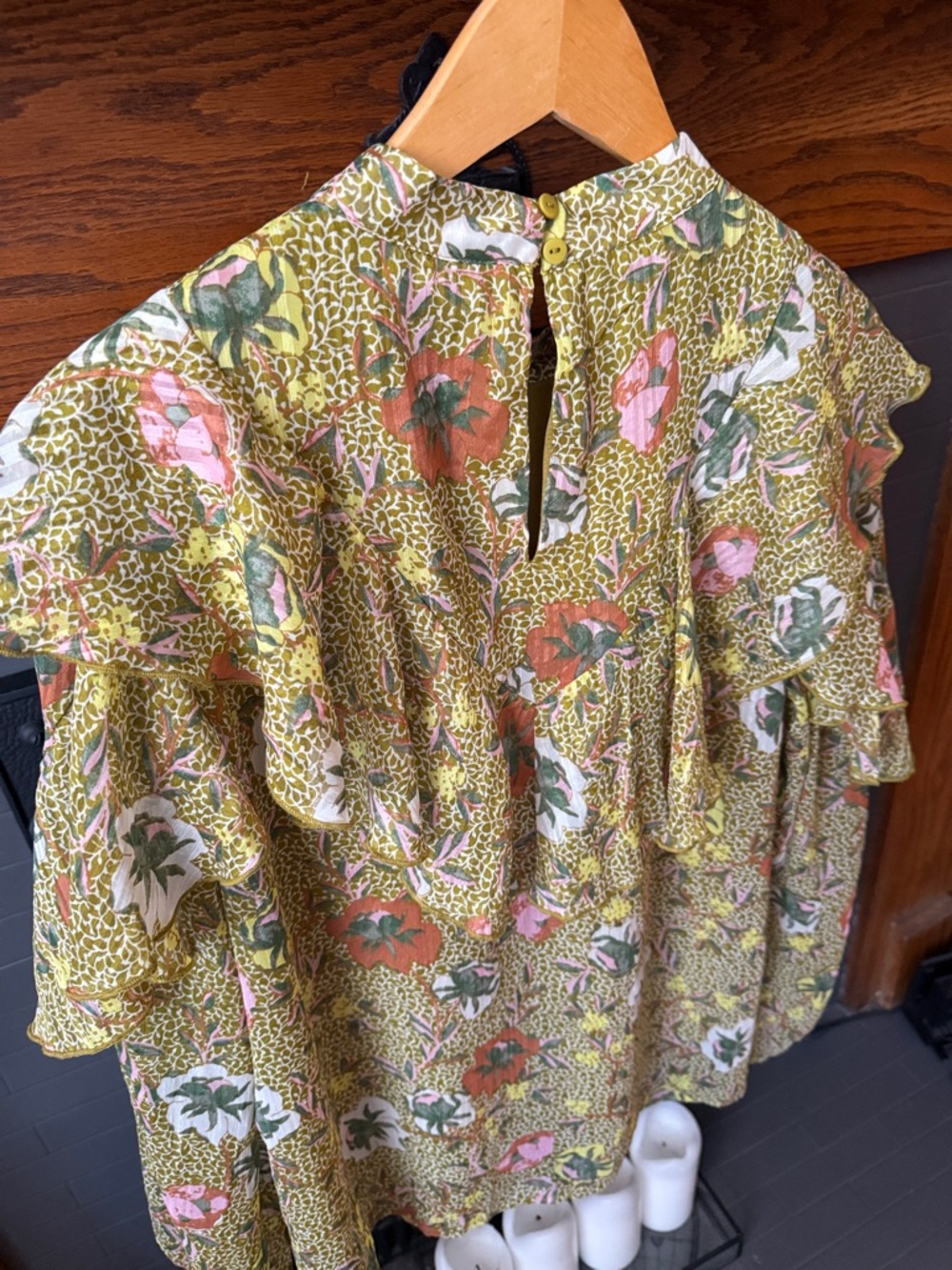 Vero Moda Floral Ruffle Blouse - Picture 5 of 7